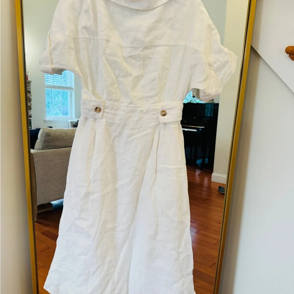 Banana Republic White Midi Dress - Picture 3 of 6